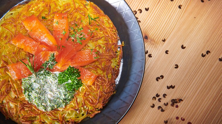Rösti truite saumonée, La Pasay