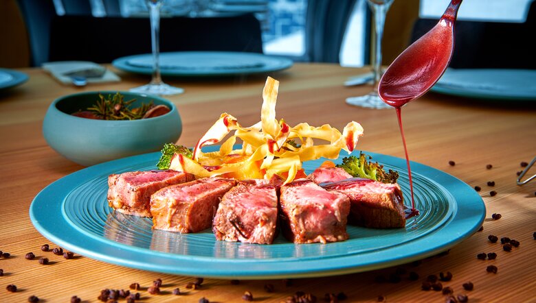 Rib-Eye-Steak mit heimischem Rindfleisch, La Pasay